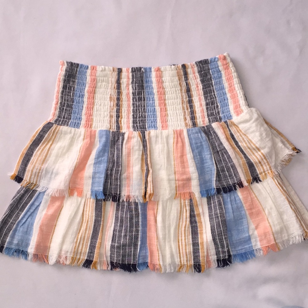 🆕 Aerie 100% Cotton layered skirt size Small